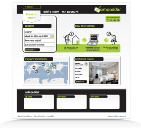 CrashPadder.com - Branding & Web Design